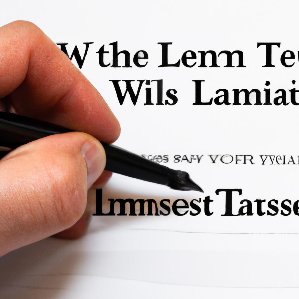 What ‍to Avoid⁣ Including in Your Last Will and Testament